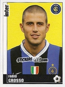 Sticker Fabio Grosso - Calciatori 2006-2007 n. 161 - Panini
