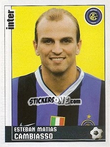 Sticker Esteban Matias Cambiasso - Calciatori 2006-2007 - Panini