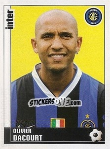 Sticker Olivier Dacourt - Calciatori 2006-2007 n. 167 - Panini