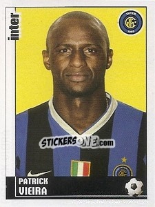 Sticker Patrick Vieira - Calciatori 2006-2007 n. 170 - Panini