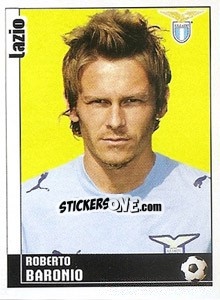 Sticker Roberto Baronio - Calciatori 2006-2007 n. 188 - Panini