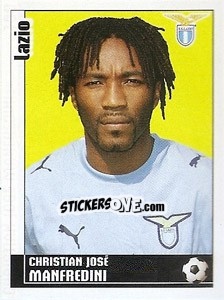 Sticker Christian José Manfredini - Calciatori 2006-2007 n. 190 - Panini