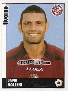 Sticker David Balleri - Calciatori 2006-2007 n. 204 - Panini