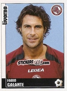 Sticker Fabio Galante - Calciatori 2006-2007 - Panini