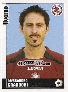 Sticker Alessandro Grandoni - Calciatori 2006-2007 n. 206 - Panini