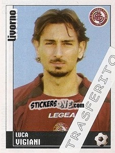 Sticker Luca Vigiani - Calciatori 2006-2007 n. 215 - Panini
