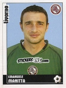 Sticker Emanuele Manitta - Calciatori 2006-2007 - Panini
