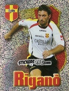 Figurina Top Player (Riganò) - Calciatori 2006-2007 - Panini