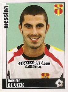 Sticker Daniele De Vezze - Calciatori 2006-2007 n. 232 - Panini