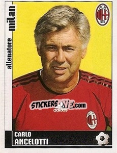 Sticker Carlo Ancelotti (Allenatore) - Calciatori 2006-2007 - Panini