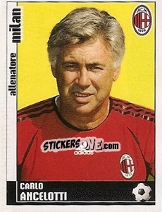 Sticker Carlo Ancelotti (Allenatore) - Calciatori 2006-2007 n. 245 - Panini