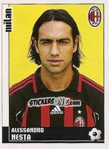 Figurina Alessandro Nesta - Calciatori 2006-2007 - Panini