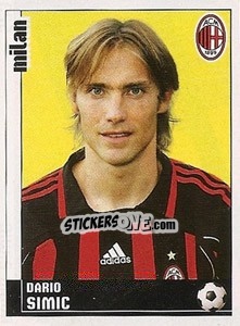 Sticker Dario Simic - Calciatori 2006-2007 n. 253 - Panini