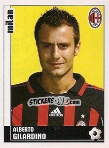 Sticker Alberto Gilardino - Calciatori 2006-2007 - Panini