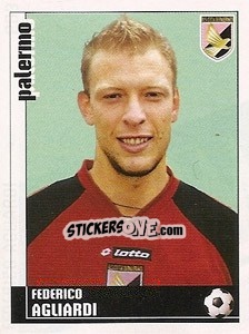 Sticker Federico Agliardi - Calciatori 2006-2007 n. 269 - Panini