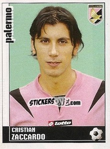 Sticker Cristian Zaccardo - Calciatori 2006-2007 n. 274 - Panini