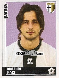 Sticker Massimo Paci - Calciatori 2006-2007 n. 297 - Panini