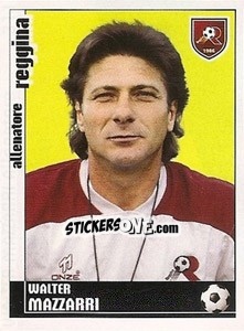 Cromo Walter Mazzarri (Allenatore) - Calciatori 2006-2007 - Panini