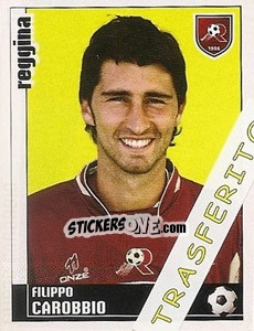 Sticker Filippo Carobbio - Calciatori 2006-2007 - Panini