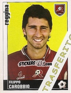 Sticker Filippo Carobbio - Calciatori 2006-2007 n. 321 - Panini