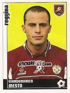 Cromo Giandomenico Mesto - Calciatori 2006-2007 - Panini