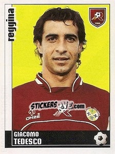 Sticker Giacomo Tedesco - Calciatori 2006-2007 n. 323 - Panini