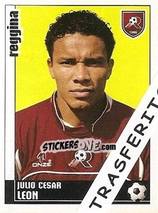 Sticker Julio Cesar Leon - Calciatori 2006-2007 n. 327 - Panini