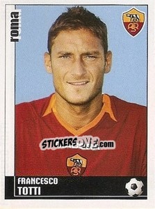 Sticker Francesco Totti - Calciatori 2006-2007 n. 350 - Panini