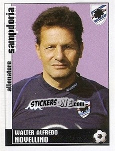 Sticker Walter Alfredo Novellino (Allenatore) - Calciatori 2006-2007 - Panini