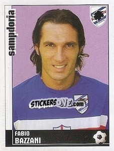 Sticker Fabio Bazzani - Calciatori 2006-2007 n. 370 - Panini