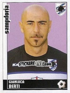 Sticker Gianluca Berti - Calciatori 2006-2007 n. 374 - Panini