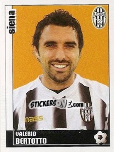 Sticker Valerio Bertotto - Calciatori 2006-2007 n. 380 - Panini