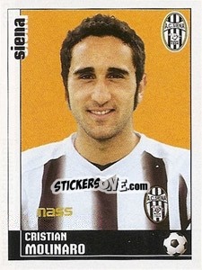 Sticker Cristian Molinaro - Calciatori 2006-2007 n. 382 - Panini