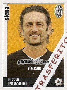 Sticker Nicola Pavarini - Calciatori 2006-2007 - Panini