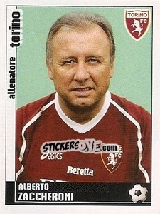 Sticker Alberto Zaccheroni (Allenatore) - Calciatori 2006-2007 - Panini