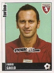 Figurina Fabio Gallo - Calciatori 2006-2007 - Panini