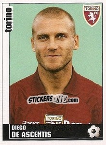 Sticker Diego De Ascentis - Calciatori 2006-2007 n. 410 - Panini