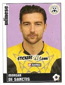 Figurina Morgan De Sanctis - Calciatori 2006-2007 - Panini