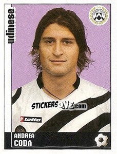Sticker Andrea Coda - Calciatori 2006-2007 n. 428 - Panini