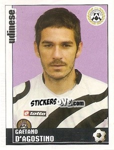 Sticker Gaetano D'Agostino - Calciatori 2006-2007 n. 434 - Panini