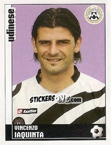 Cromo Vincenzo Iaquinta - Calciatori 2006-2007 - Panini