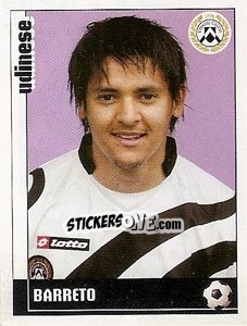 Figurina Paulo Barreto - Calciatori 2006-2007 - Panini