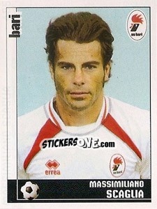 Sticker Massimiliano Scaglia - Calciatori 2006-2007 n. 485 - Panini