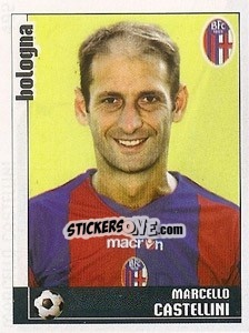 Sticker Marcello Castellini - Calciatori 2006-2007 n. 492 - Panini