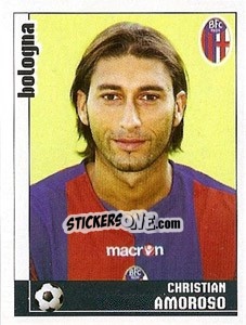 Sticker Christian Amoroso - Calciatori 2006-2007 - Panini