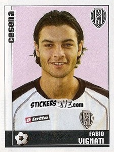 Sticker Fabio Vignati - Calciatori 2006-2007 n. 527 - Panini