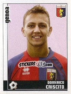 Sticker Domenico Criscito - Calciatori 2006-2007 - Panini