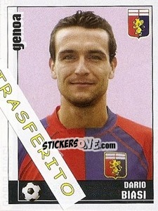 Sticker Dario Biasi - Calciatori 2006-2007 - Panini
