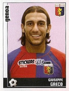 Sticker Giuseppe Greco - Calciatori 2006-2007 - Panini