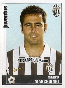 Sticker Marco Marchionni - Calciatori 2006-2007 n. 595 - Panini